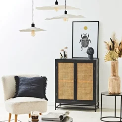 Fabrique de Styles Abat-jour blanc beige d78cm - Louise* Suspensions