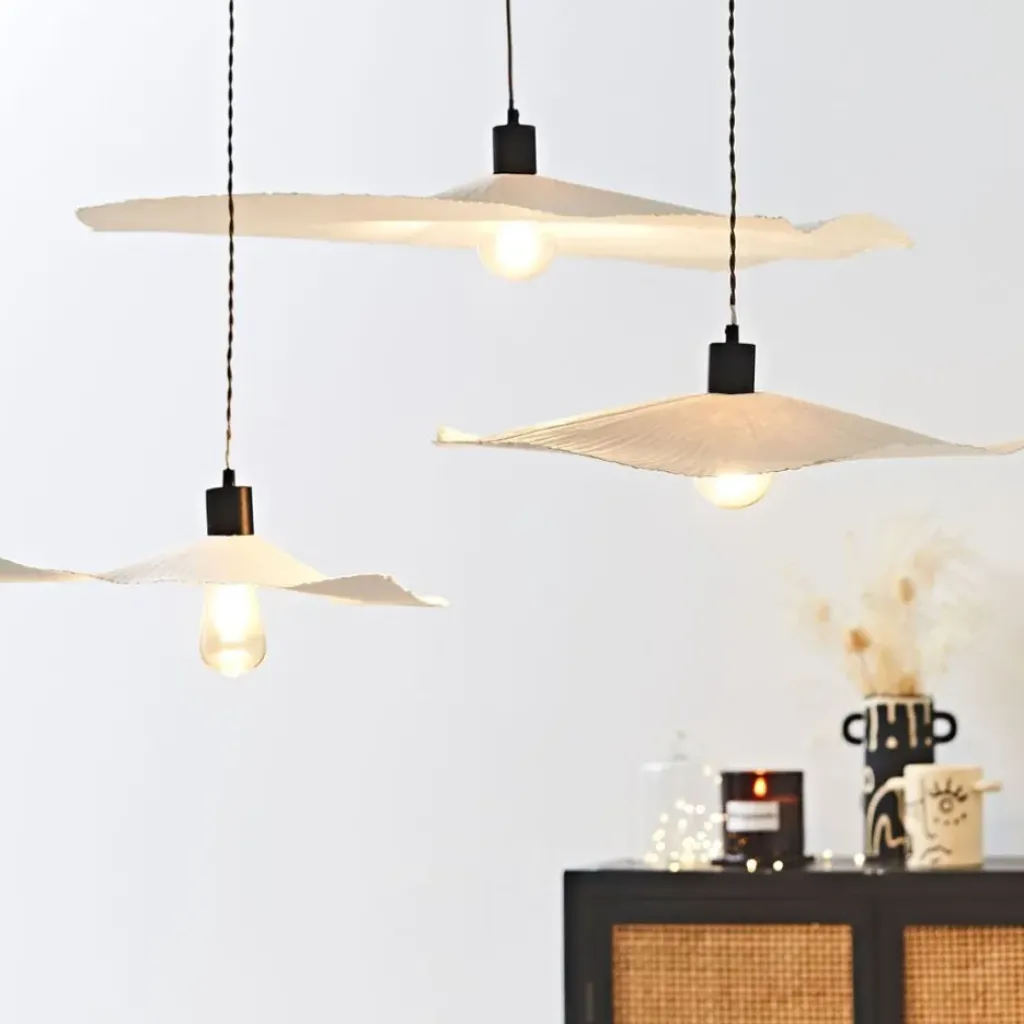 Fabrique de Styles Abat-jour blanc beige d60cm - Louise* Suspensions