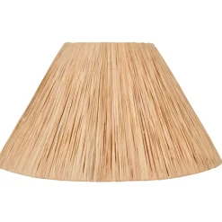 Fabrique de Styles Abat-jour conique en raphia d40cm* Abat-jour