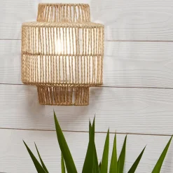 Fabrique de Styles Applique en corde tressée h23cm - Cancun* Appliques