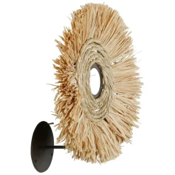 Fabrique de Styles Applique non electrique en raphia d25cm - cuzco* Appliques