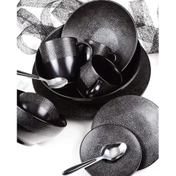 Fabrique de Styles Assiette à dessert en grès d20.5cm - Vesuvio* Assiettes