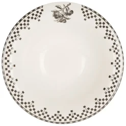 Fabrique de Styles Assiette creuse en faïence d20cm - Damier* Bols Et Coupelles