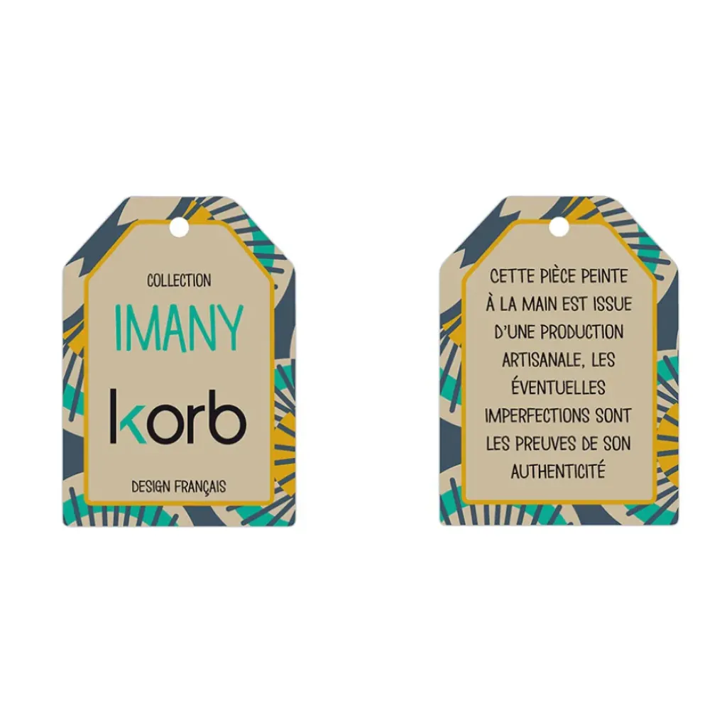 Fabrique de Styles Assiette creuse en grès d19cm - imany* Assiettes