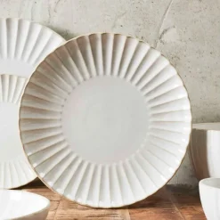 Fabrique de Styles Assiette plate en céramique d27cm - Vlora* Assiettes