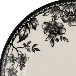 Fabrique de Styles Assiette plate en faïence noir d26cm - Lison* Assiettes