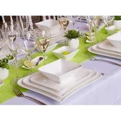 Fabrique de Styles Assiette plate 25.5x25.5cm melody* Assiettes