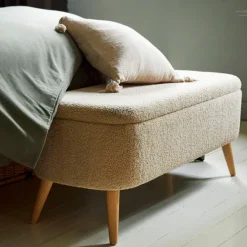 Fabrique de Styles Banc coffre en bouclette - Claudine* Bancs Et Banquettes