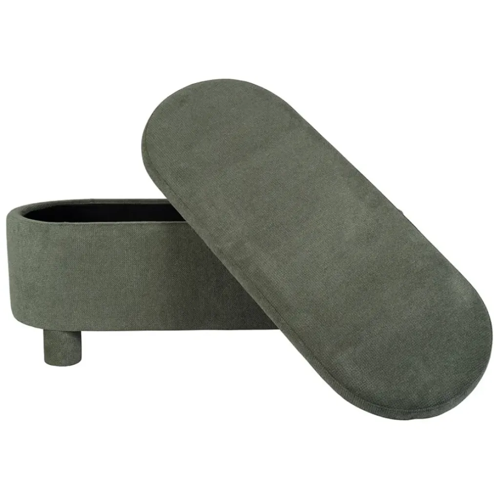 Fabrique de Styles Banc coffre en tissu - Tessia* Bancs Et Banquettes