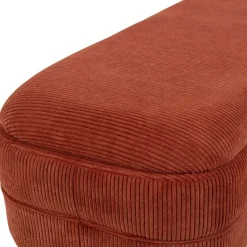 Fabrique de Styles Banc coffre en velours côtelé - Eleonor* Bancs Et Banquettes