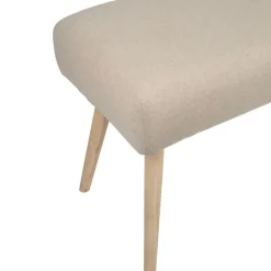 Fabrique de Styles Banc en lin coton et pin écru - Element* Bancs Et Banquettes