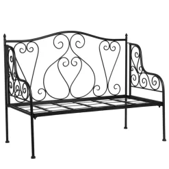 Fabrique de Styles Banquette 2 places en fer forge - Volute* Bancs Et Banquettes