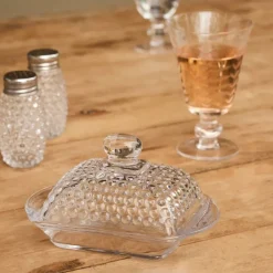 Fabrique de Styles Beurrier en verre - Mycennes* Accessoires De Table