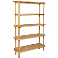 Fabrique de Styles Bibliothèque siro en chêne 110x40xh170cm* Bibliothèques Et Étagères