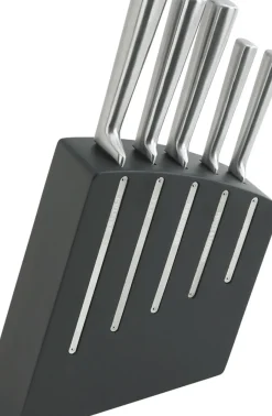 Fabrique de Styles Bloc couteaux kimono 5 couteaux de cuisine bloc noir* Couteaux De Cuisine