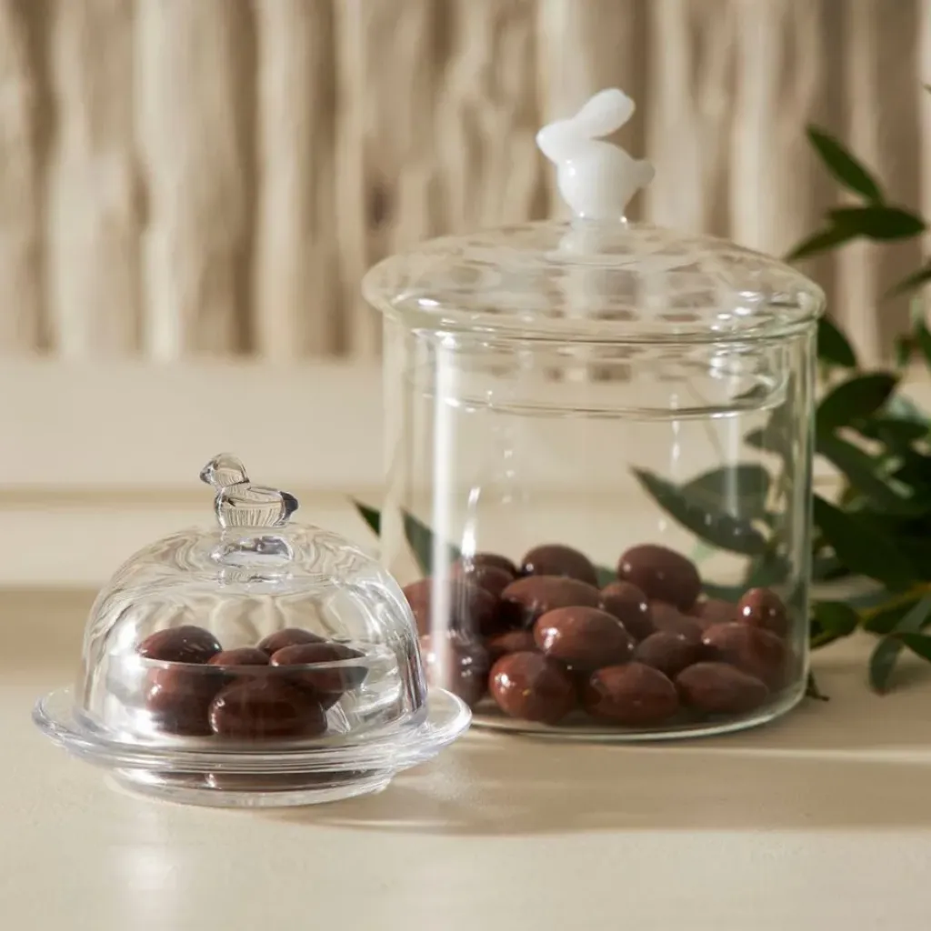 Fabrique de Styles Bocal avec couvercle en verre borosilicate 60cl - Lapin* Pots Et Bocaux