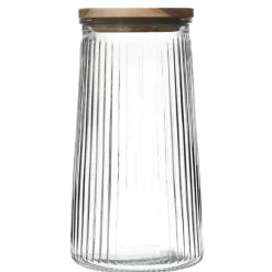 Fabrique de Styles Bocal en verre 130cl - Top-Acacia* Petits Rangements