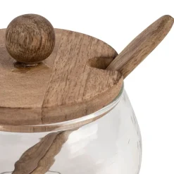 Fabrique de Styles Bocal en verre et manguier - Duo* Pots Et Bocaux