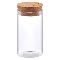 Fabrique de Styles Bocal verre avec couvercle liège 17.5cl* Pots Et Bocaux