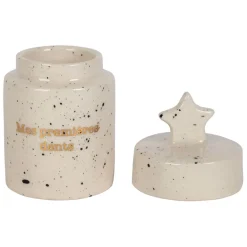 Fabrique de Styles Boite a dent bonheur en grès d4cm - Bonne Etoile*Enfant Déco
