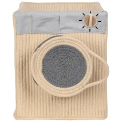 Fabrique de Styles Boîte rangement lave-linge en coton écru - Sweetdream*Enfant Déco
