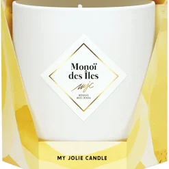 Fabrique de Styles Bougie Bijou Bracelet Or bille beige Monoï des îles 45h* Bougies Parfumées