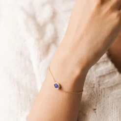 Fabrique de Styles Bougie Bijou Bracelet pierre Lazurite lavande boisé 50h* Bougies Parfumées