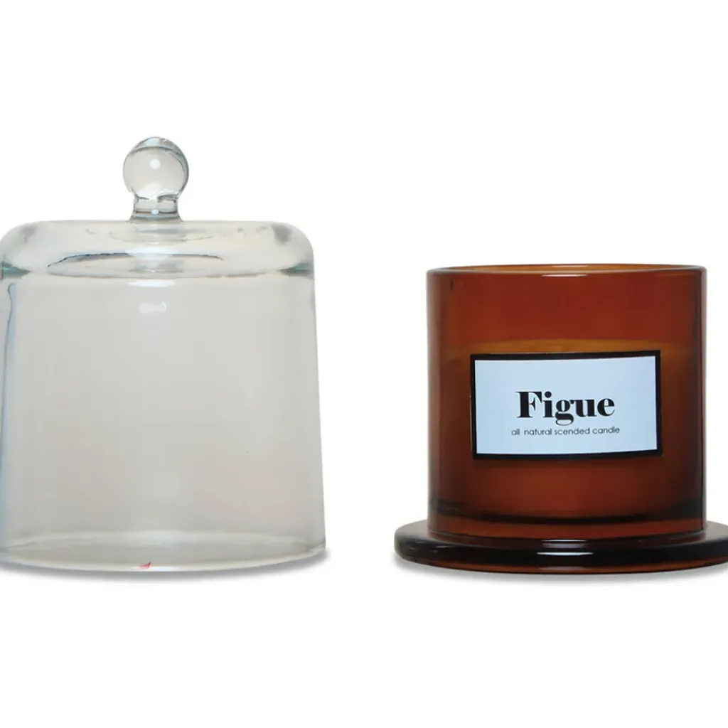 Fabrique de Styles Bougie cloche parfumée Figue Boisée 85h* Bougies Parfumées