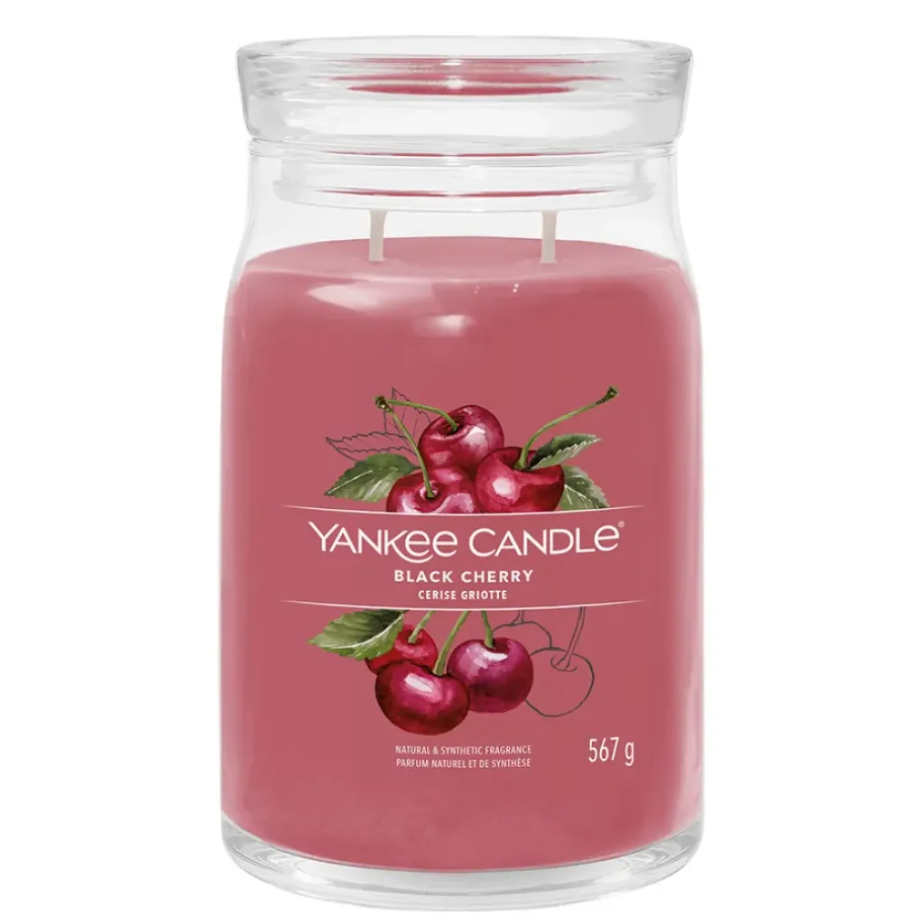 Fabrique de Styles Bougie jarre parfumée Cerise de griotte 100h* Bougies Parfumées