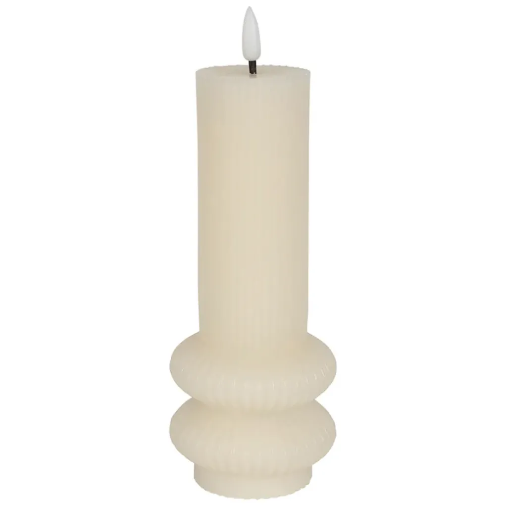 Fabrique de Styles Bougie led pilier h21cm* Déco Lumineuse