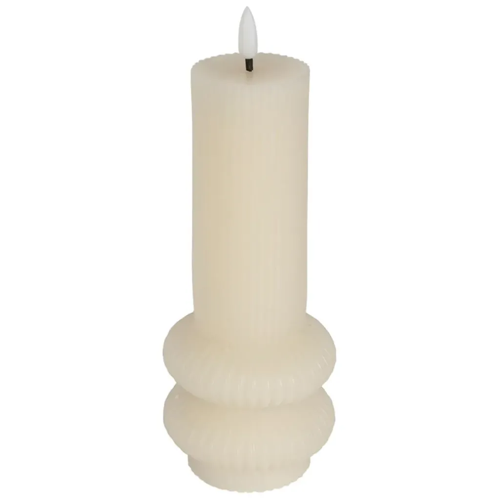 Fabrique de Styles Bougie led pilier h21cm* Déco Lumineuse