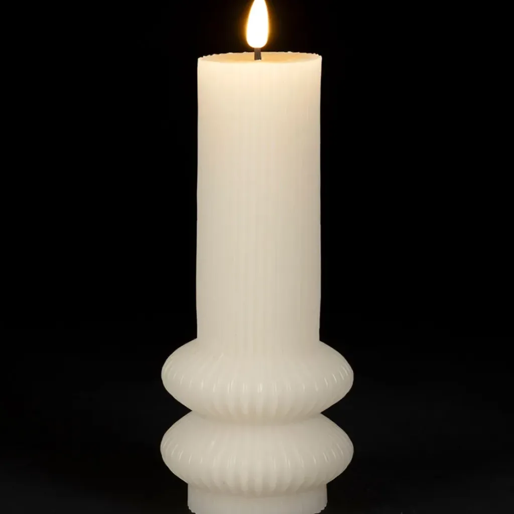 Fabrique de Styles Bougie led pilier h21cm* Déco Lumineuse