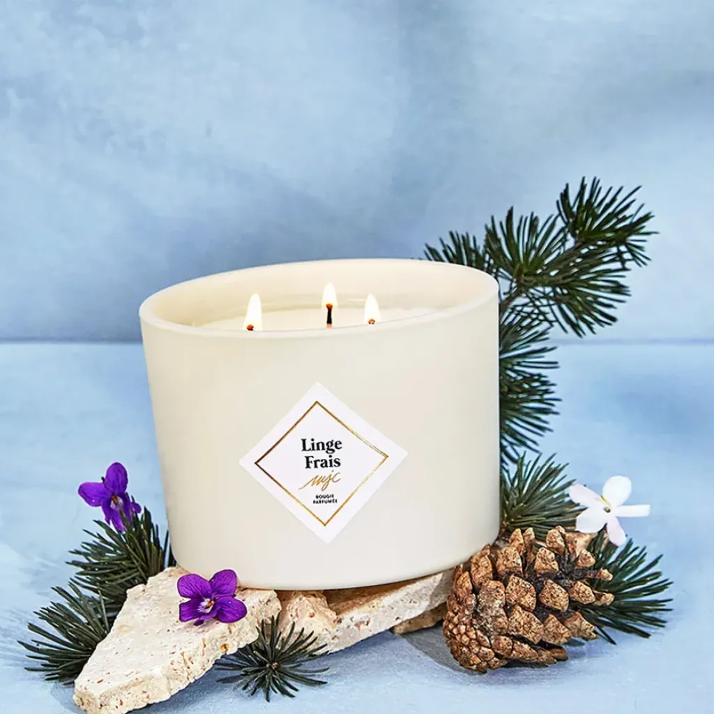 Fabrique de Styles Bougie parfumée Linge frais 70h* Bougies Parfumées