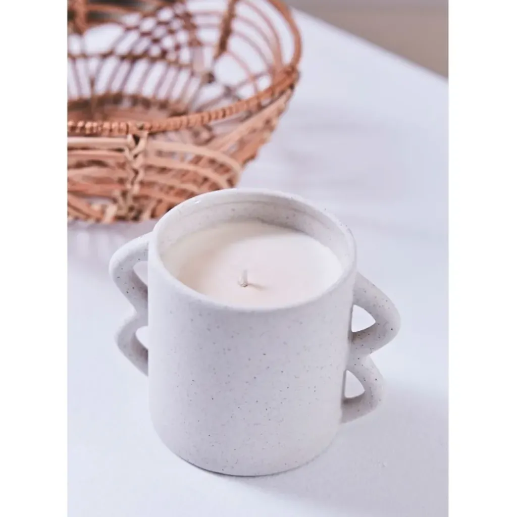 Fabrique de Styles Bougie senteur flora en grès* Bougies Parfumées