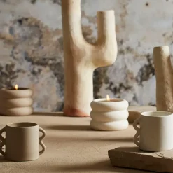 Fabrique de Styles Bougie senteur sunset en grès* Bougies Parfumées