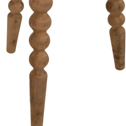 Fabrique de Styles Bout de canapé rond en bois recyclé d34cm - Campagne* Bouts De Canapé Et Tables D'appoint