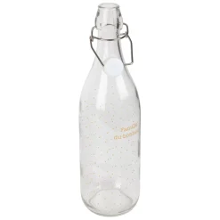Fabrique de Styles Bouteille en verre avec détails 1l - Famille* Carafes Et Pichets