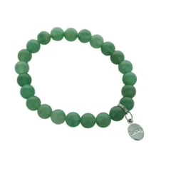 Fabrique de Styles Bracelet aventurine e perles rondes 8mm et chance* Bijoux Fantaisie