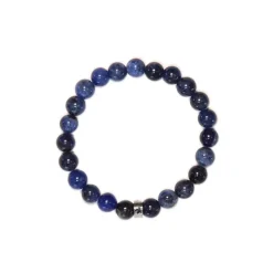 Fabrique de Styles Bracelet sodalite perles rondes 8mm* Bijoux Fantaisie