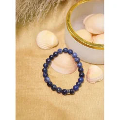 Fabrique de Styles Bracelet sodalite perles rondes 8mm* Bijoux Fantaisie