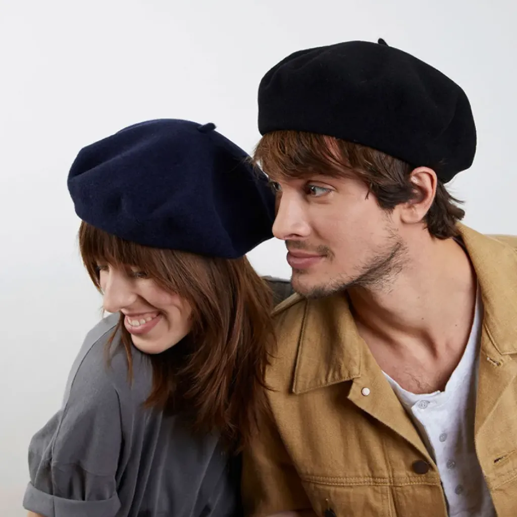 Fabrique de Styles Béret Curcuma Laulhère 100% laine de Merinos - Taille unique* Accessoires Mode