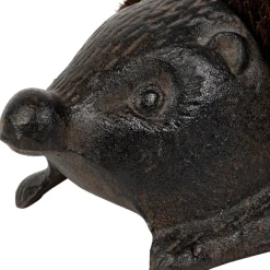 Fabrique de Styles Brosse à chaussures hérisson en fonte* Entretien Des Chaussures