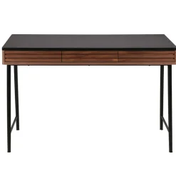 Fabrique de Styles Bureau en noyer et métal noir - Nuna* Bureaux