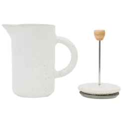 Fabrique de Styles Cafetière à piston moucheté 1.1l en grès - nordika* Théières Et Cafetières