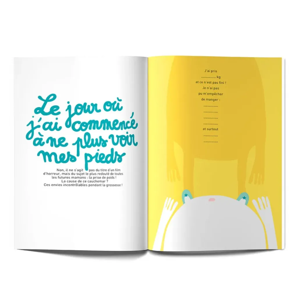 Fabrique de Styles Cahier de grossesse 9 mois à t’attendre* Livres