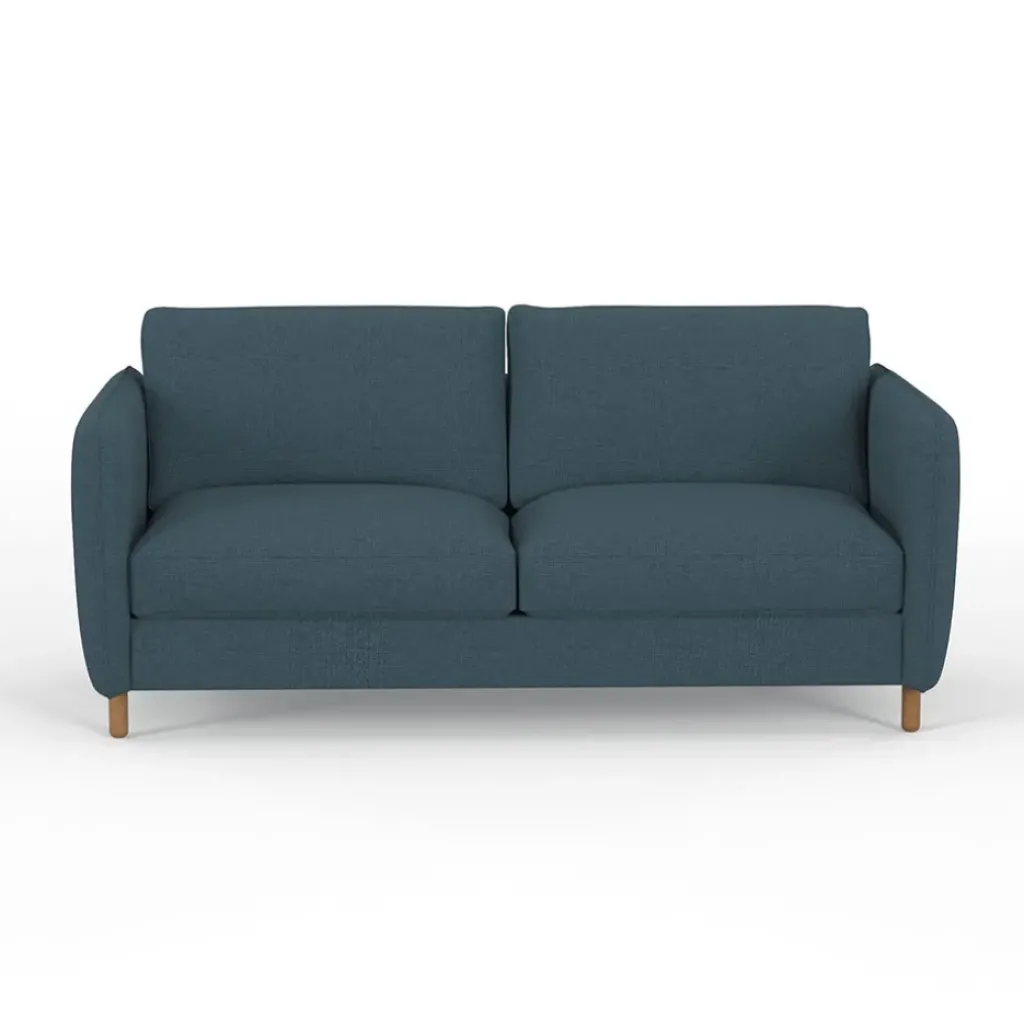 Fabrique de Styles Canapé convertible 2 places Gustave - Tissu Texturé - Crown Moutarde* Canapés Convertibles