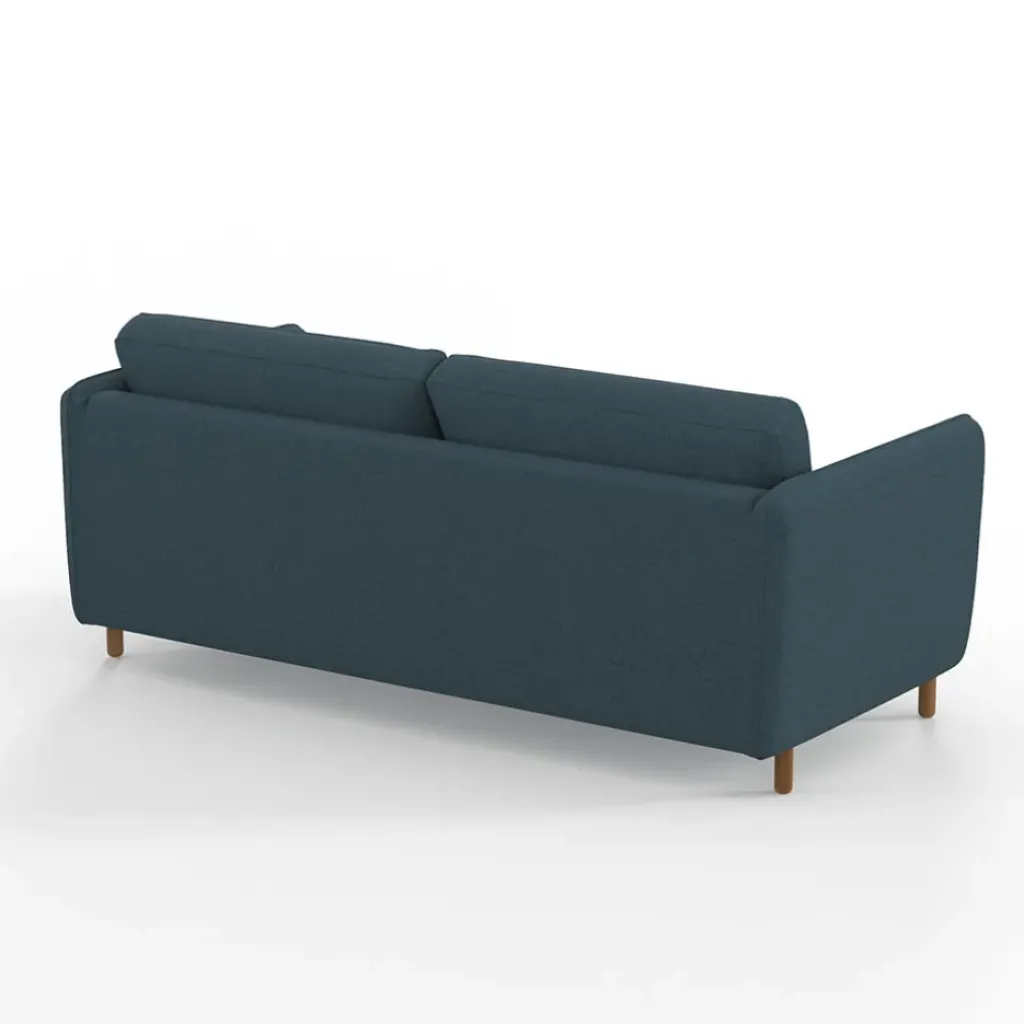 Fabrique de Styles Canapé convertible 2 places Gustave - Tissu Texturé - Crown Moutarde* Canapés Convertibles