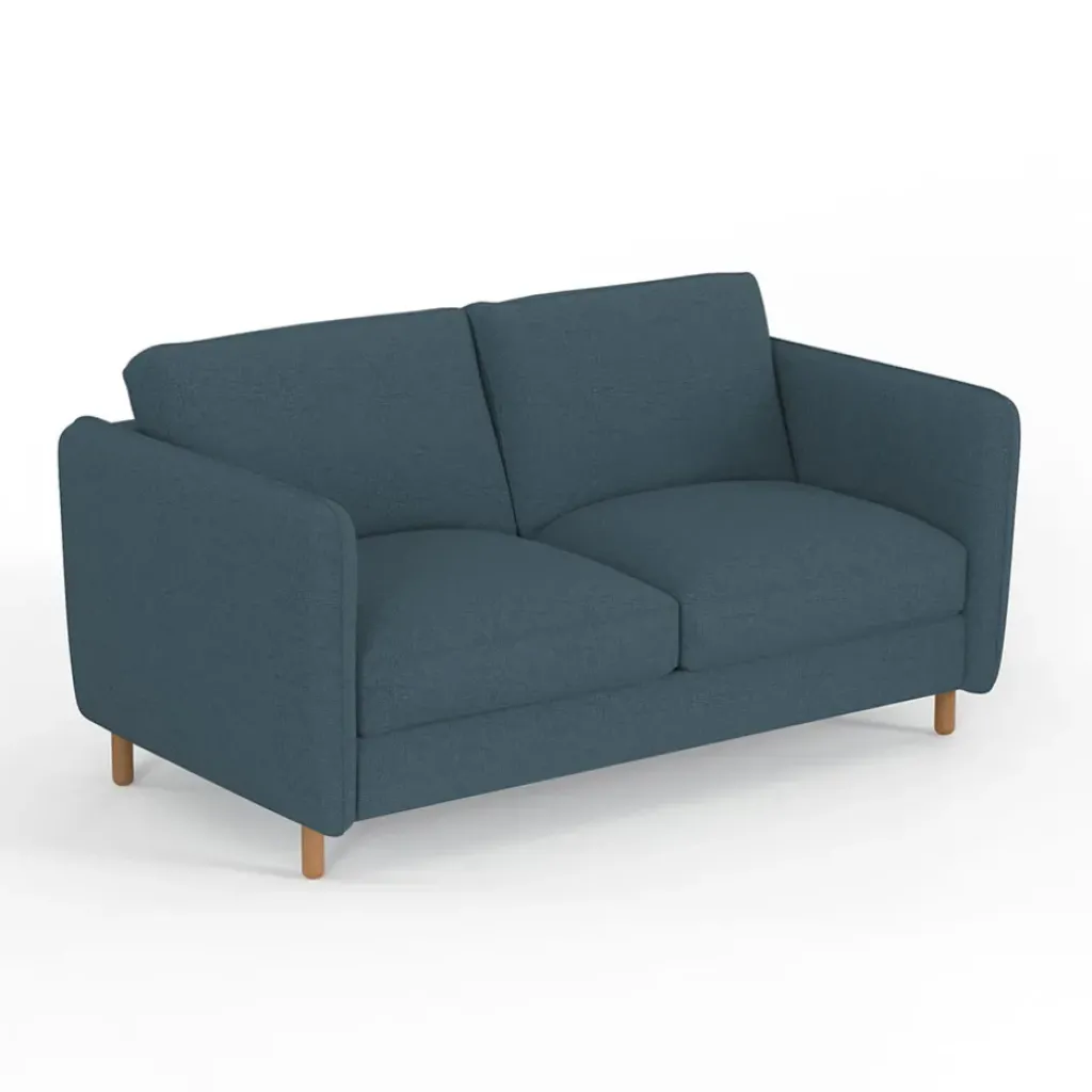 Fabrique de Styles Canapé convertible 2 places Gustave - Tissu Texturé - Crown Moutarde* Canapés Convertibles