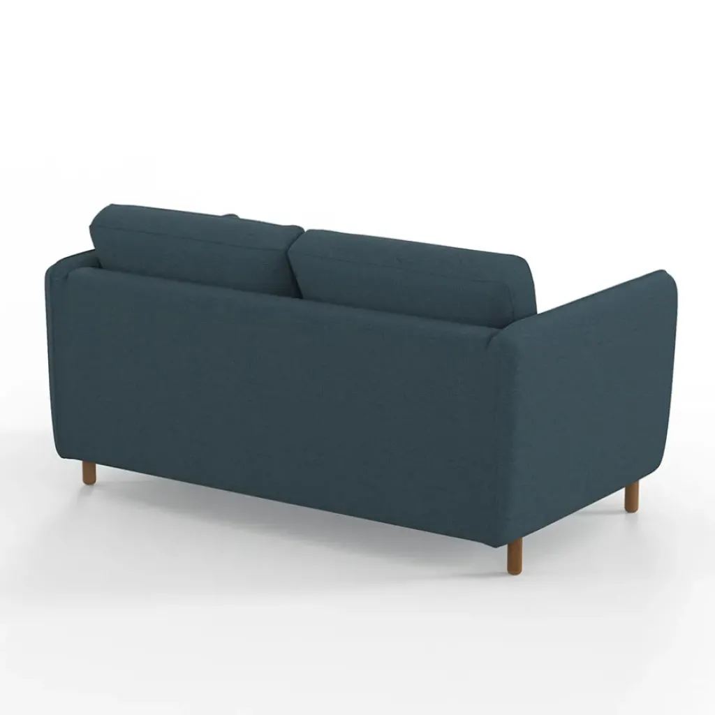 Fabrique de Styles Canapé convertible 2 places Gustave - Tissu Texturé - Crown Moutarde* Canapés Convertibles