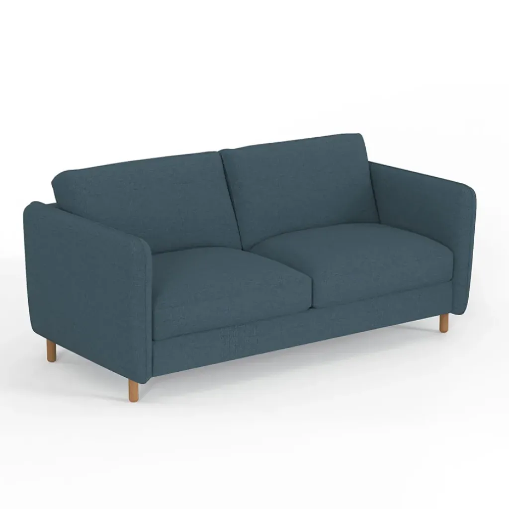 Fabrique de Styles Canapé convertible 2 places Gustave - Tissu Texturé - Crown Moutarde* Canapés Convertibles